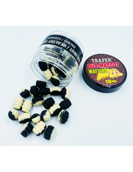 Wafters Traper Maggot DUO 10mm Halibut/Czosnek TRAPER - 1