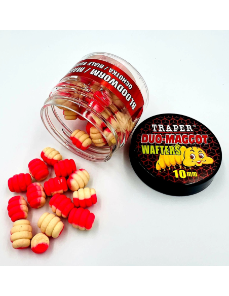 Wafters Traper Maggot DUO 10mm Ochotka/Białe Robaki TRAPER - 1
