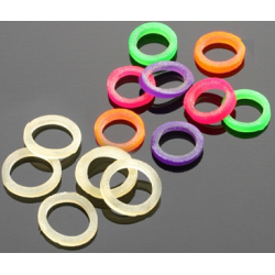 Gumki do pelletu – 5mm Mikado 50szt (przeźroczysty) MIKADO - 1 2