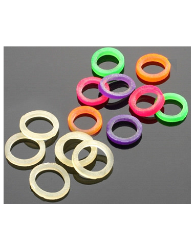 Gumki do pelletu – 5mm Mikado 50szt (przeźroczysty) MIKADO - 2