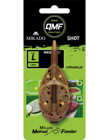 KOSZYCZEK MIKADO- METHOD FEEDER SHOT Q.M.F. SYSTEM L - 50g