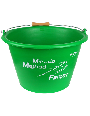 Wiadro Mikado Method Feeder poj.17l/zielone