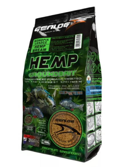 Zanęta Genlog Hemp Konopia Leszcz 1kg GENLOG - 1