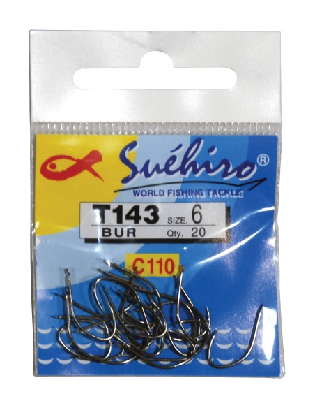 Suehiro BUR Haczyki Milo T143 20szt. Nr 16 MILO - 1