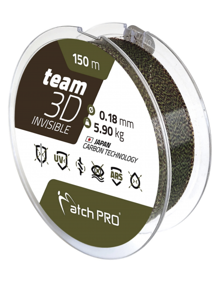 Matchpro 3D INVISIBLE Żyłka Feeder 150m 0,23mm MatchPRO - 1
