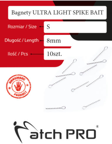 Bagnety ULTRA LIGHT SPIKE BAIT Matchpro 10mm