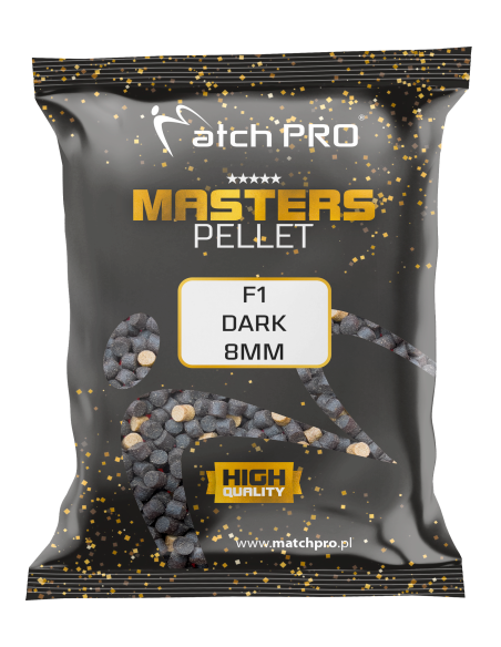 PELLET MASTERS MatchPro F1 DARK 8mm 700g MatchPRO - 1 PELLET MASTERS MatchPro F1 DARK 8mm 700g MatchPRO - 1