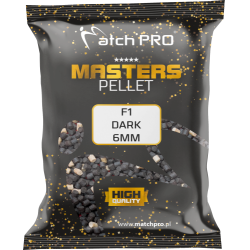PELLET MASTERS MatchPro F1 DARK 6mm  700g MatchPRO - 1