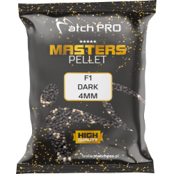 PELLET MASTERS MatchPro F1 DARK 4mm  700g MatchPRO - 1