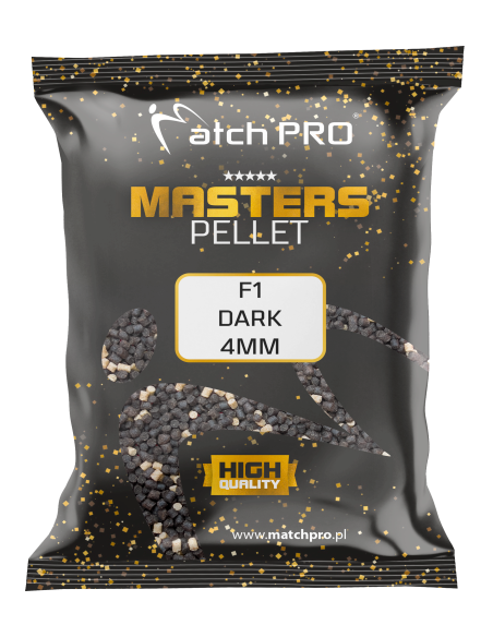 PELLET MASTERS MatchPro F1 DARK 4mm  700g MatchPRO - 1