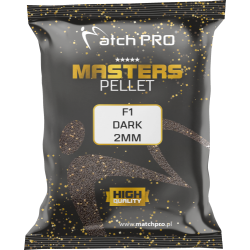 PELLET MASTERS MatchPro F1 DARK 2mm  700g MatchPRO - 1