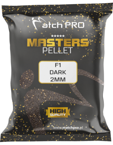 PELLET MASTERS MatchPro F1 DARK 2mm  700g