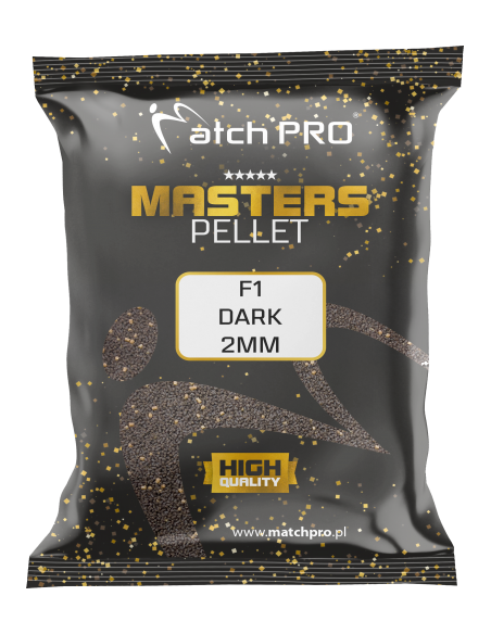 PELLET MASTERS MatchPro F1 DARK 2mm  700g MatchPRO - 1