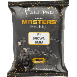PELLET MASTERS MatchPro F1 BROWN 8mm  700g MatchPRO - 1
