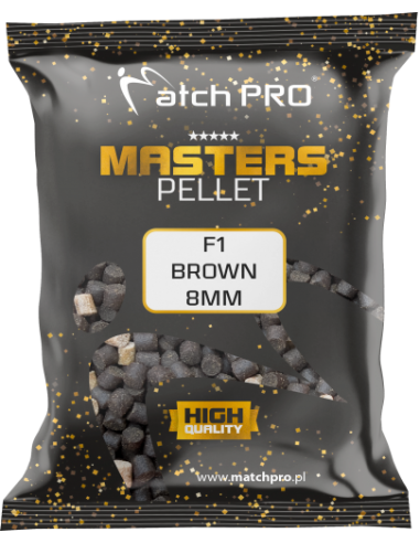 PELLET MASTERS MatchPro F1 BROWN 8mm  700g