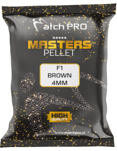 PELLET MASTERS MatchPro F1 BROWN 4mm  700g