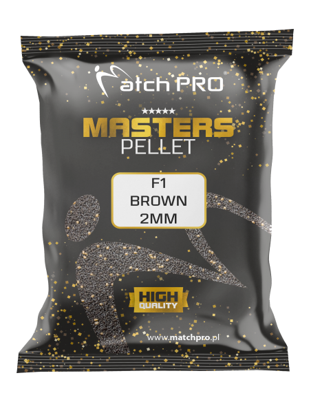 PELLET MASTERS MatchPro F1 BROWN 2mm  700g MatchPRO - 1