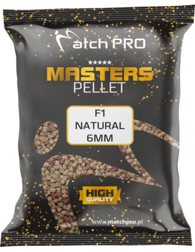 PELLET MASTERS MatchPro F1 NATURAL 6mm 700g