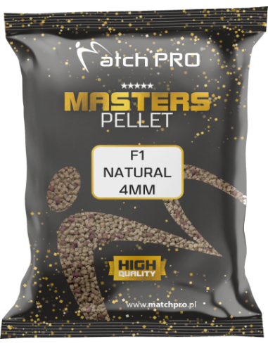 PELLET MASTERS MatchPro F1 NATURAL 4mm  700g