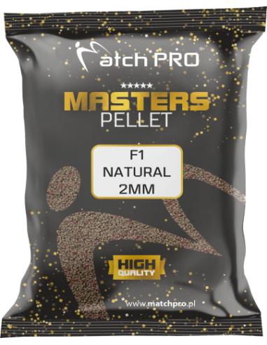 PELLET MASTERS MatchPro F1 NATURAL 2mm  700g