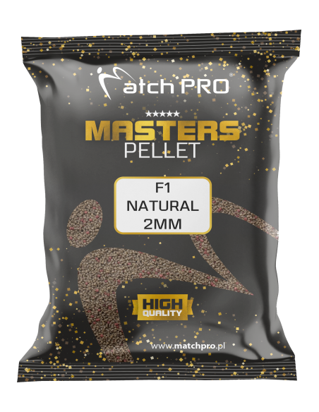 PELLET MASTERS MatchPro F1 NATURAL 2mm  700g MatchPRO - 1
