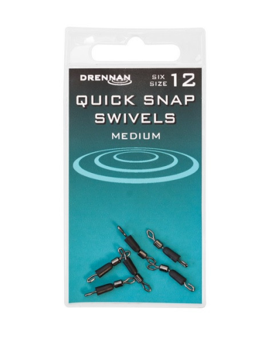 Łącznik Drennan QUICK SNAP SWIVELS Nr14 / 6szt.