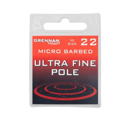Haczyki DRENNAN Ultra Fine Pole nr 22 Red DRENNAN - 1