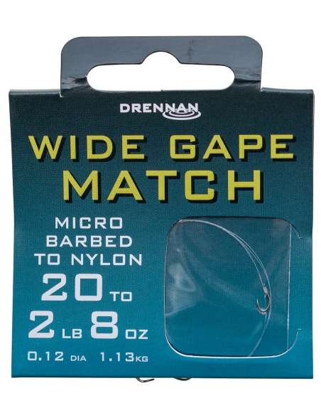 Gotowe Przypony Drennan WIDE GAPE MATCH 16 /0,13mm DRENNAN - 1