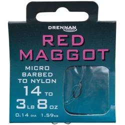 Gotowe Przypony Drennan RED MAGGOT 20 / 0,12mm DRENNAN - 1