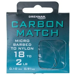 Gotowe Przypony DRENNAN CARBON MATCH 18 / 0,10mm DRENNAN - 1