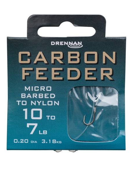 Gotowe Przypony DRENNAN CARBON FEEDER 10 / 0,20mm DRENNAN - 1