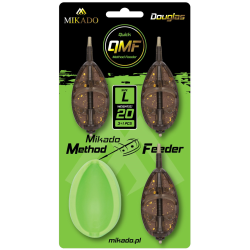 KOSZYCZEK  METHOD FEEDER DOUGLAS Q.M.F. L -  3x20g + FOREMKA MIKADO - 1 2