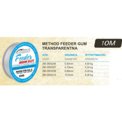 Amortyzator Feeder Gum MISTRALL SHIRO FEEDER 0,8MM 6KG MISTRALL - 1 2