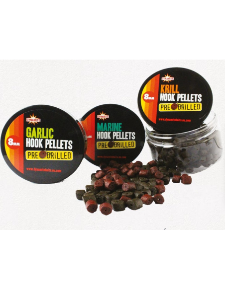 Dynamite Hook Pellets 8mm Pre-Drilled 150g Czosnek DYNAMITE BAITS - 2