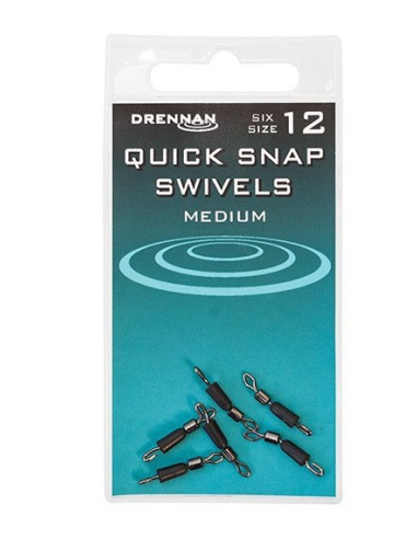 Łącznik Drennan QUICK SNAP SWIVELS Nr12 / 6szt.