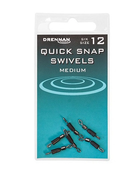Łącznik Drennan QUICK SNAP SWIVELS Nr12 / 6szt. DRENNAN - 1