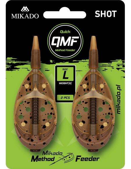 Koszyczek Mikado Method Feeder SHOT QMF.L 50g 2szt MIKADO - 1
