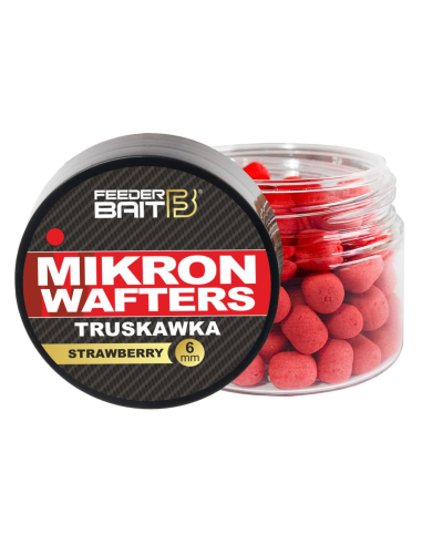 Feeder Bait Mikron Wafters – Truskawka 6mm