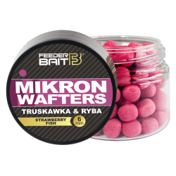 Feeder Bait Mikron Wafters – Truskawka Ryba 6mm FEEDER BAIT - 1