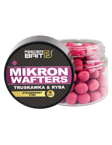 Feeder Bait Mikron Wafters – Truskawka Ryba 6mm FEEDER BAIT - 1