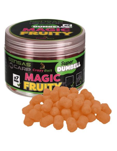 Super Dumbell Sensas 7mm Magic Fruity 80g SENSAS - 1