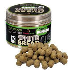 Super Dumbell Sensas 7mm White Bread 80g SENSAS - 1