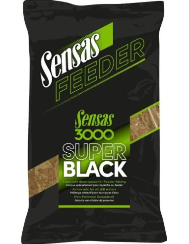 Zanęta SENSAS Feeder 3000 SUPER BLACK 1kg