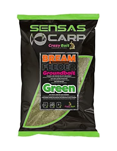 Zanęta SENSAS UK BREAM FEEDER GREEN 2kg