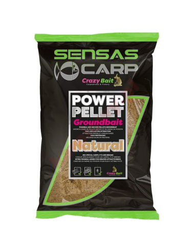 Zanęta SENSAS UK POWER PELLET NATURAL 2kg