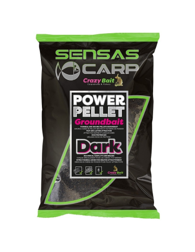 Zanęta SENSAS UK POWER PELLET DARK 2kg