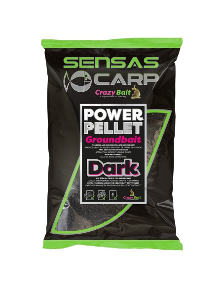 Zanęta SENSAS UK POWER PELLET DARK 2kg SENSAS - 1