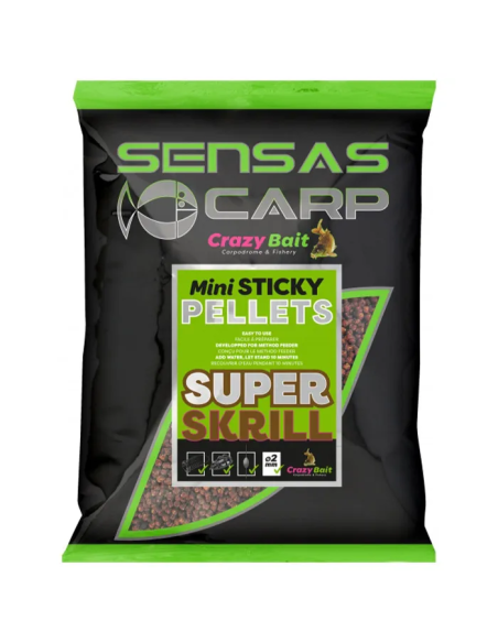 Pellet SENSAS mini sticky pellets Super Krill 700g SENSAS - 1