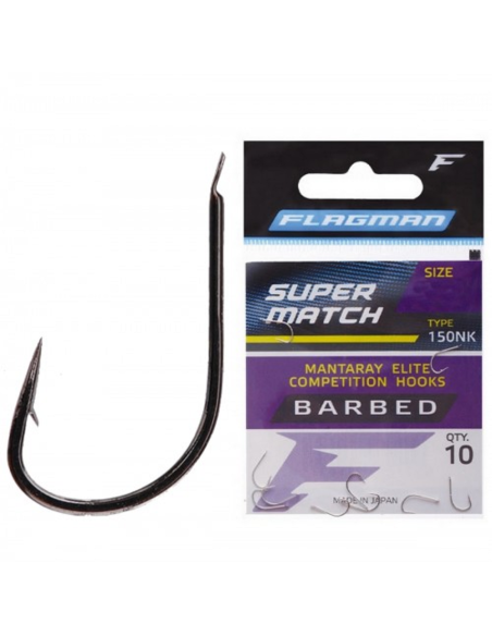 Haczyki Flagman Mantaray Super Match r.12 FLAGMAN - 1