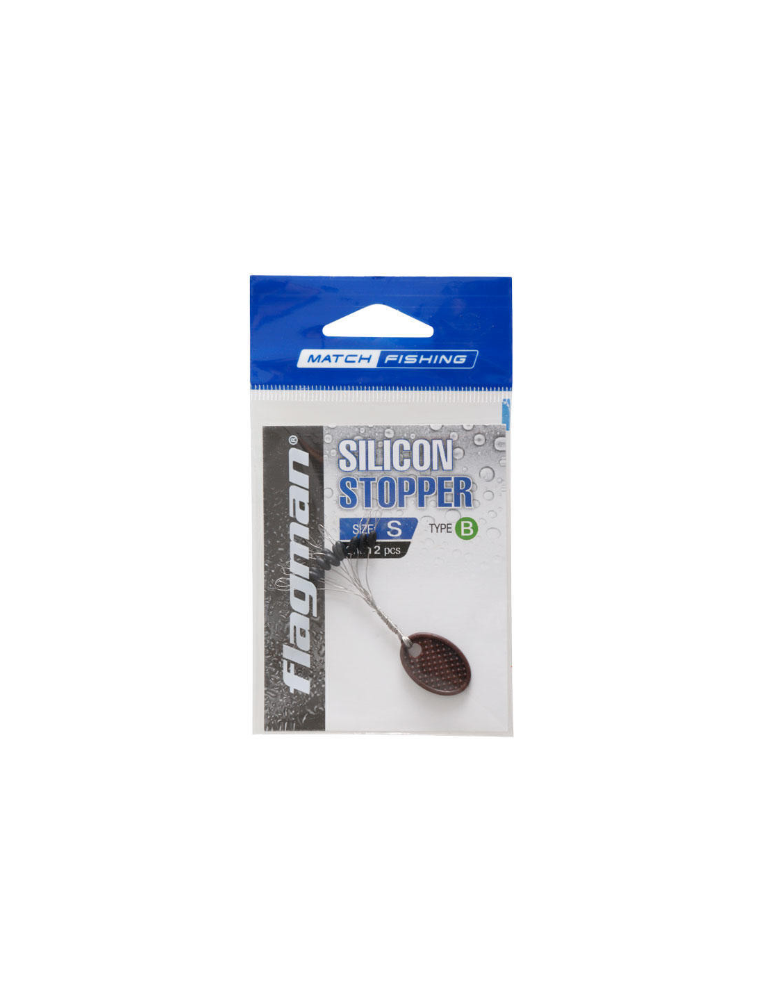 Stopery For Line Flagman Silicon Black rozmiar.S